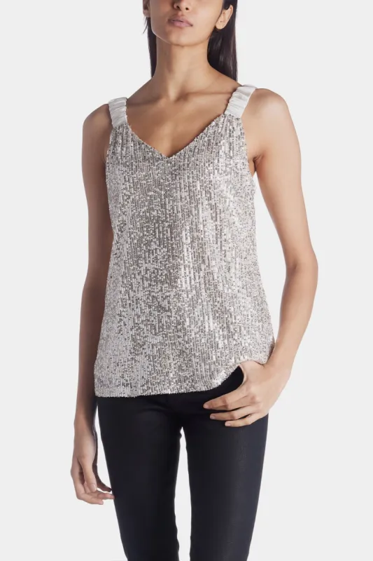 Ruched Tank Top sold by Lord & Taylor