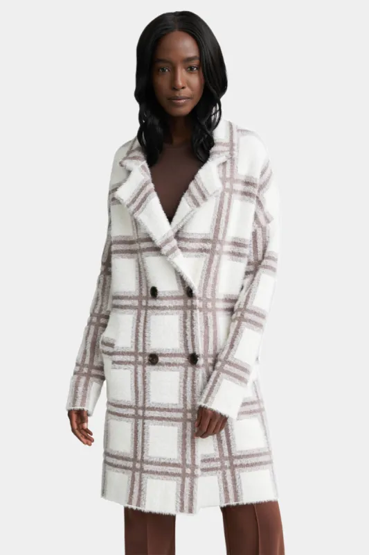 Plaid Patterned Coatigan sold by Lord & Taylor