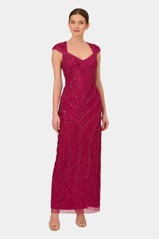Beaded Column Gown sold by Lord & Taylor