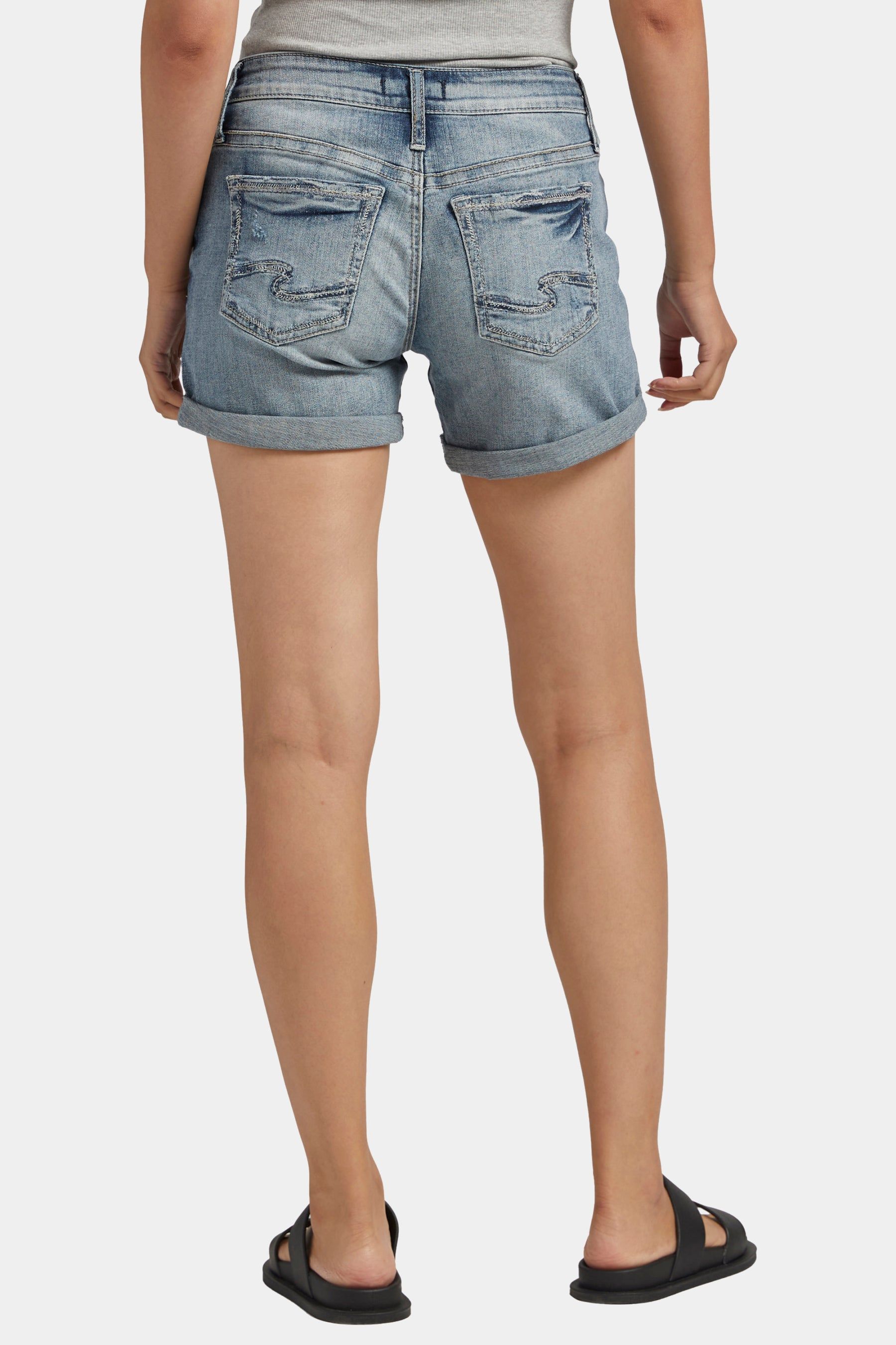 Boyfriend Mid Rise Shorts sold by Lord & Taylor product image thumbnail 2