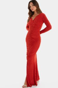 Long Sleeve Ruched Maxi Dress sold by Lord & Taylor