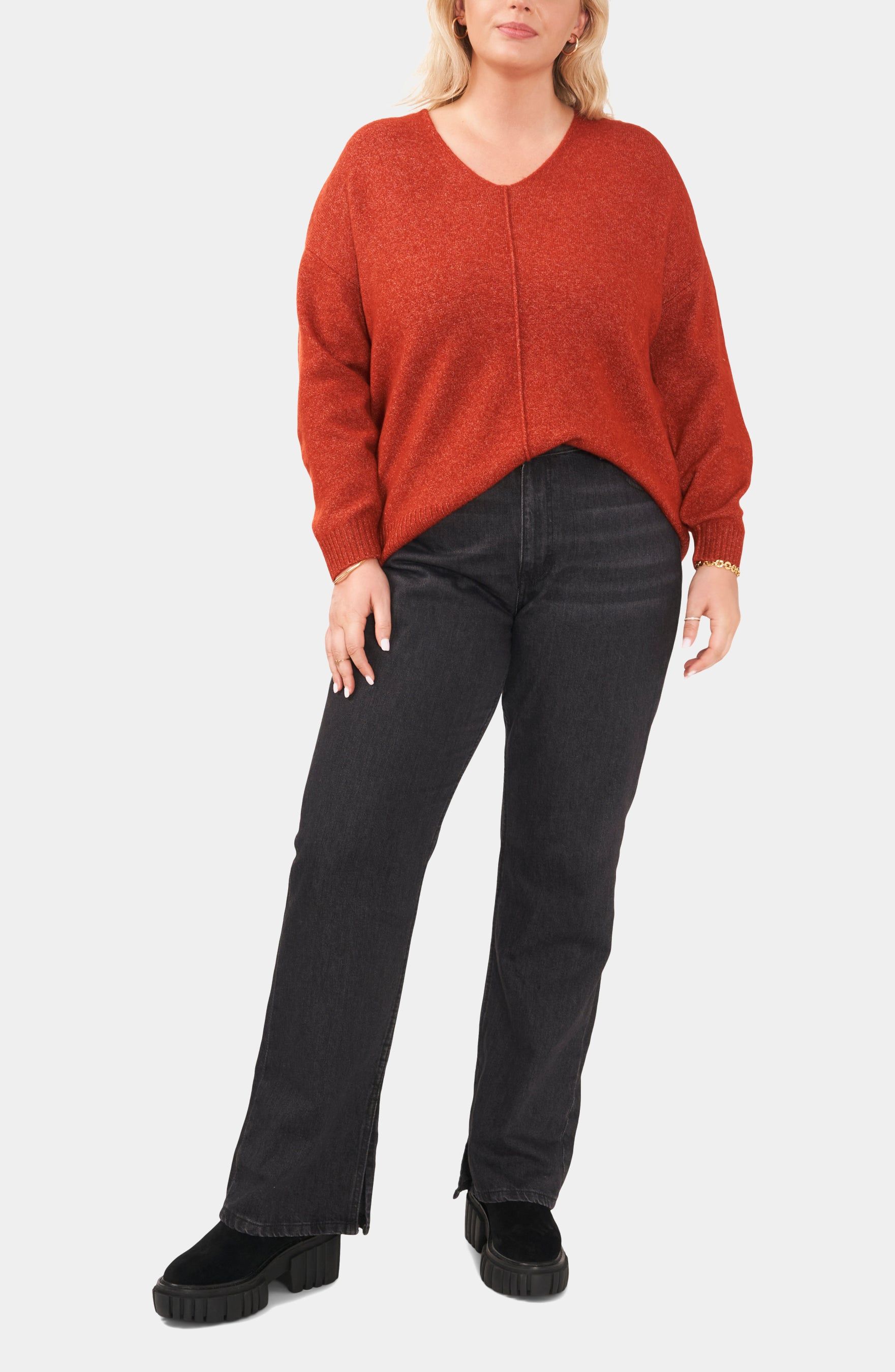 V-Neck Cozy Sweater sold by Lord & Taylor product image thumbnail 2