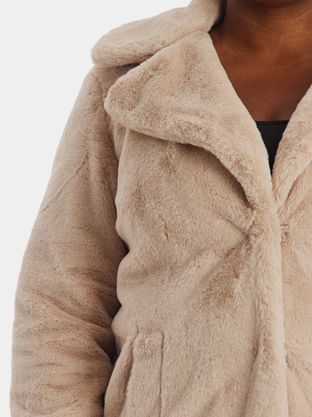 Welt Pocket Faux Fur Coat sold by Lord & Taylor product image thumbnail 5