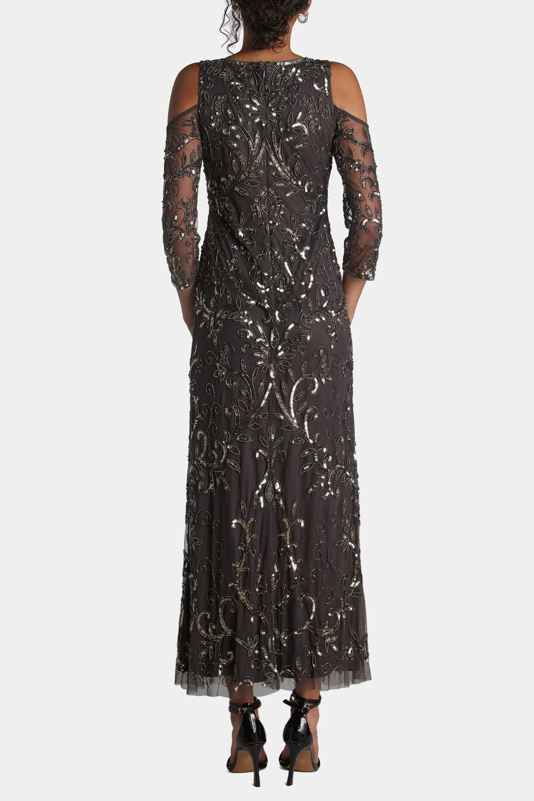 Cold Shoulder Maxi Dress sold by Lord & Taylor product image thumbnail 3