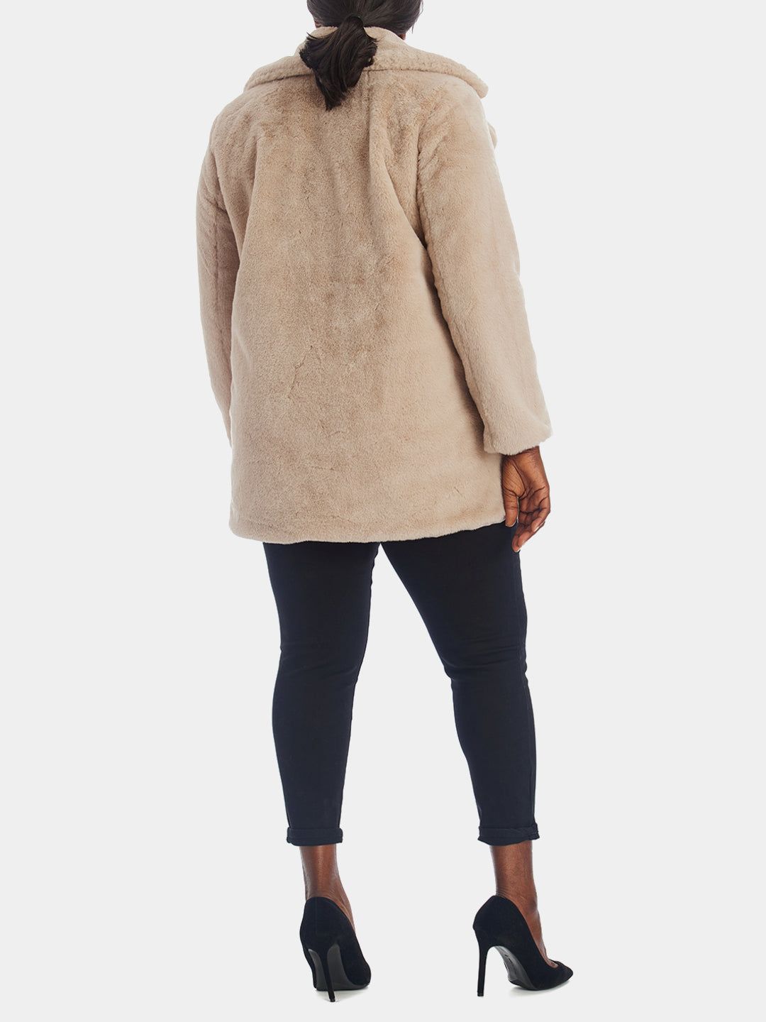 Welt Pocket Faux Fur Coat sold by Lord & Taylor product image thumbnail 3