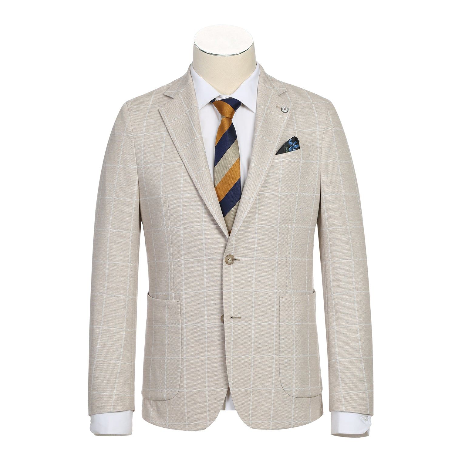 Half-Canvas Windowpane Check Blazer sold by Lord & Taylor