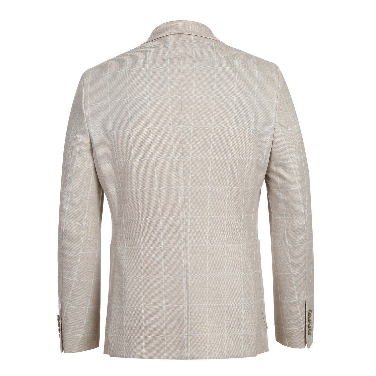 Half-Canvas Windowpane Check Blazer sold by Lord & Taylor product image thumbnail 2
