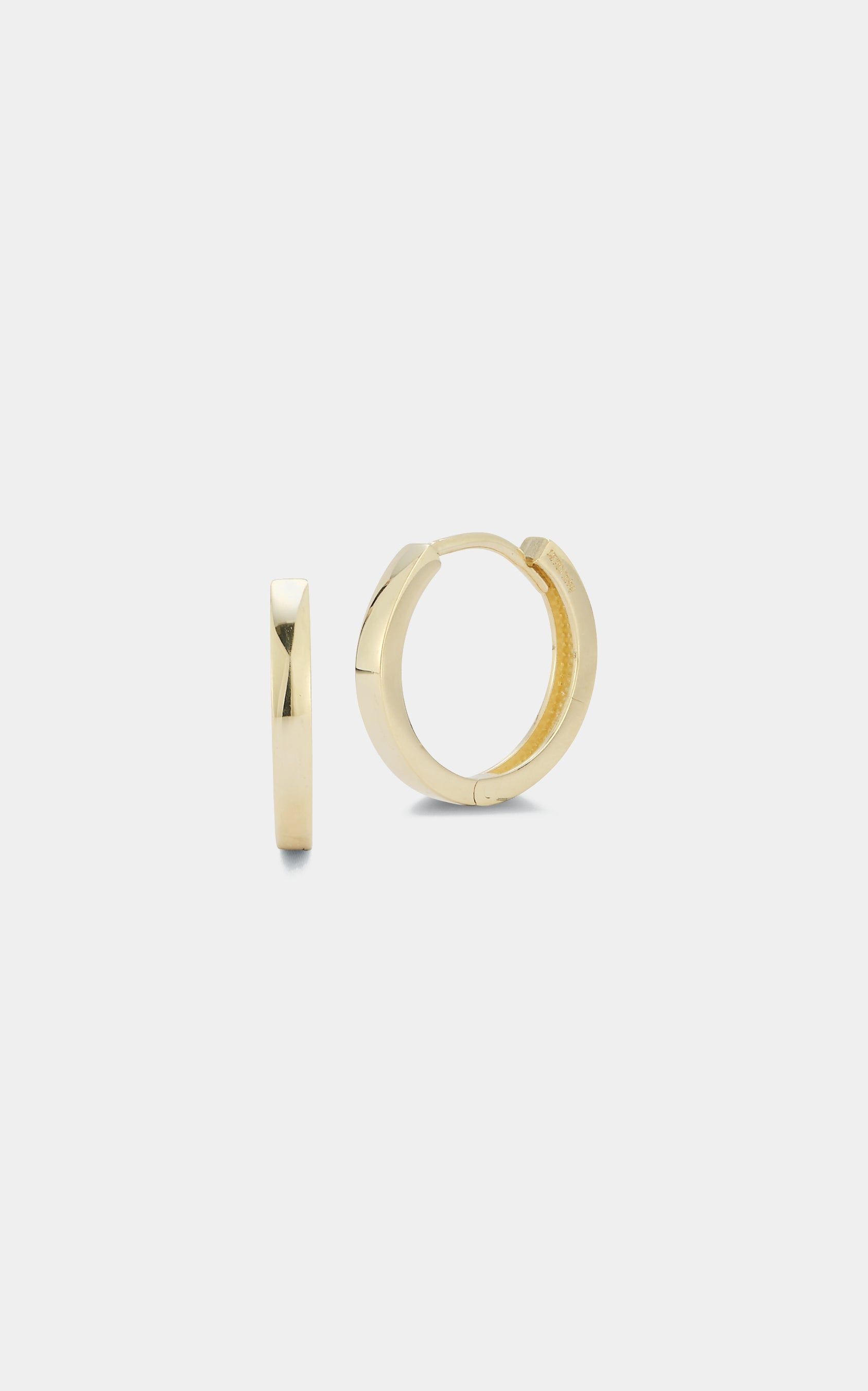 14K Gold Polished hoops sold by Lord & Taylor product image thumbnail 2