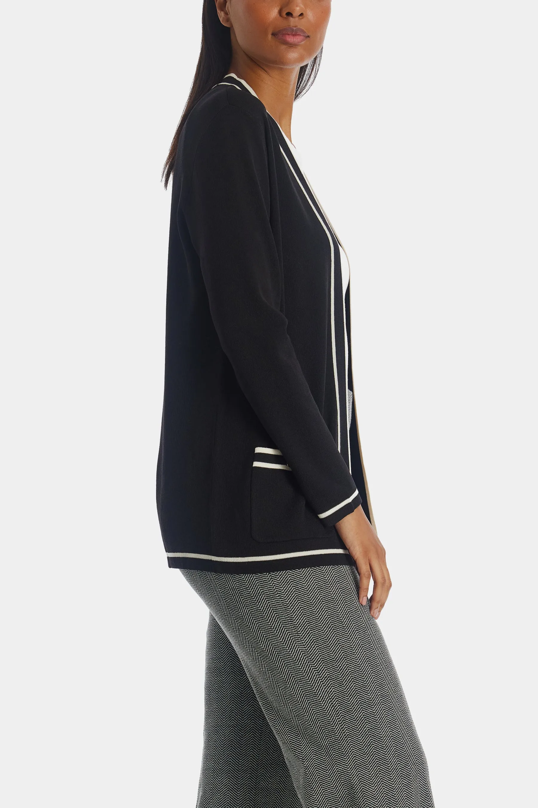 Malibu Colorblock Cardigan sold by Lord & Taylor product image thumbnail 5