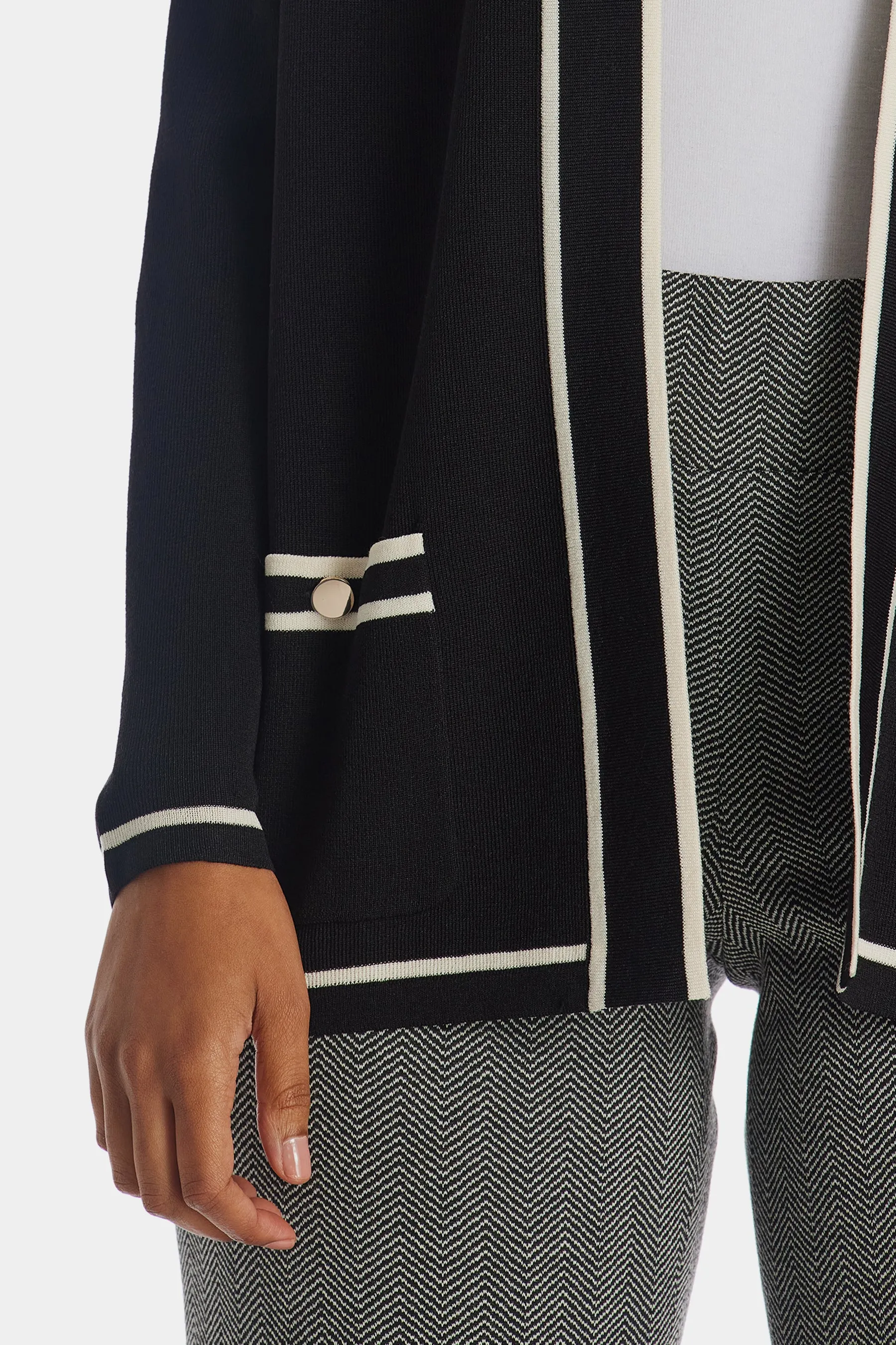 Malibu Colorblock Cardigan sold by Lord & Taylor product image thumbnail 2