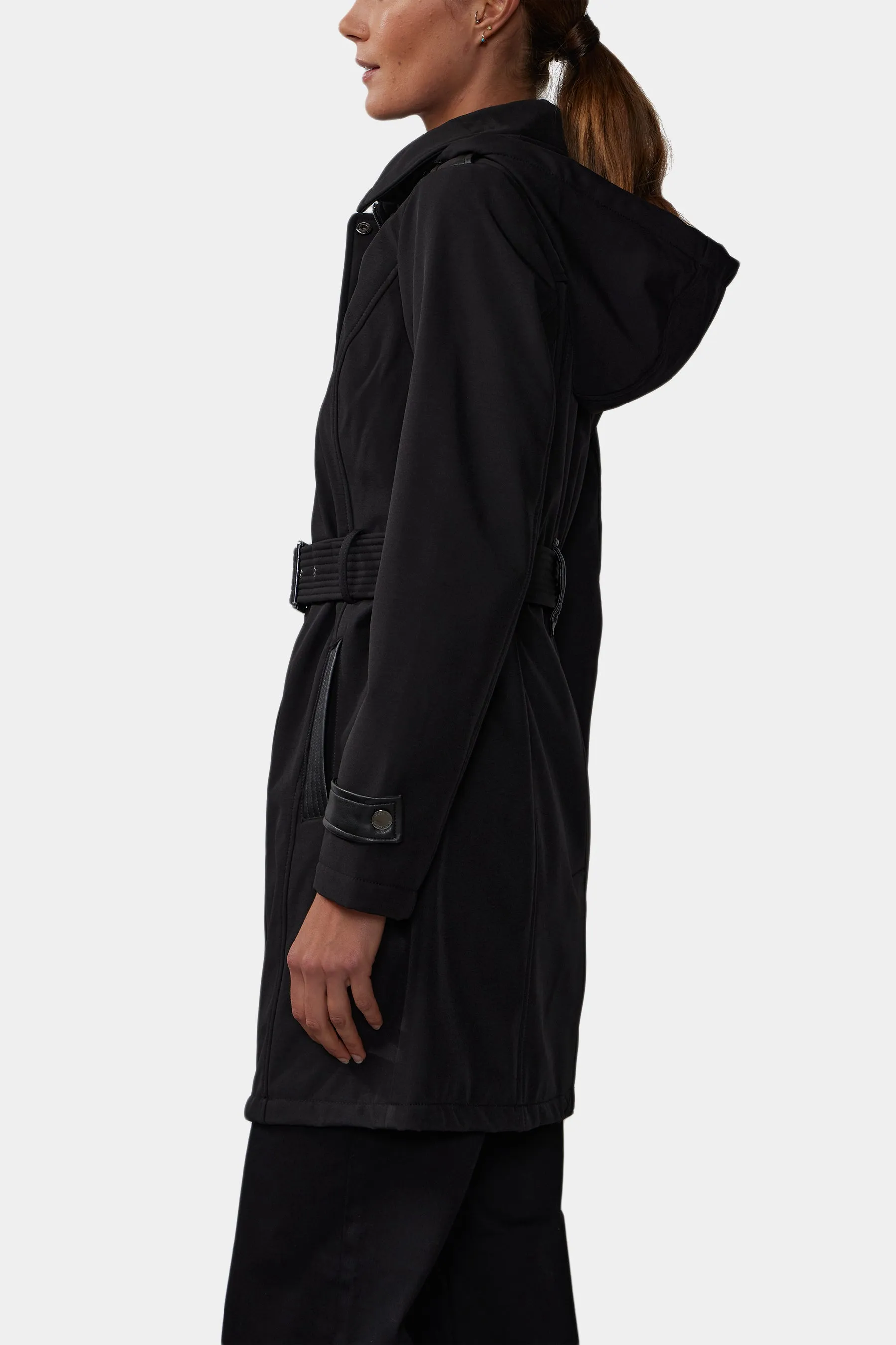 Softshell Belted Jacket sold by Lord & Taylor product image thumbnail 5