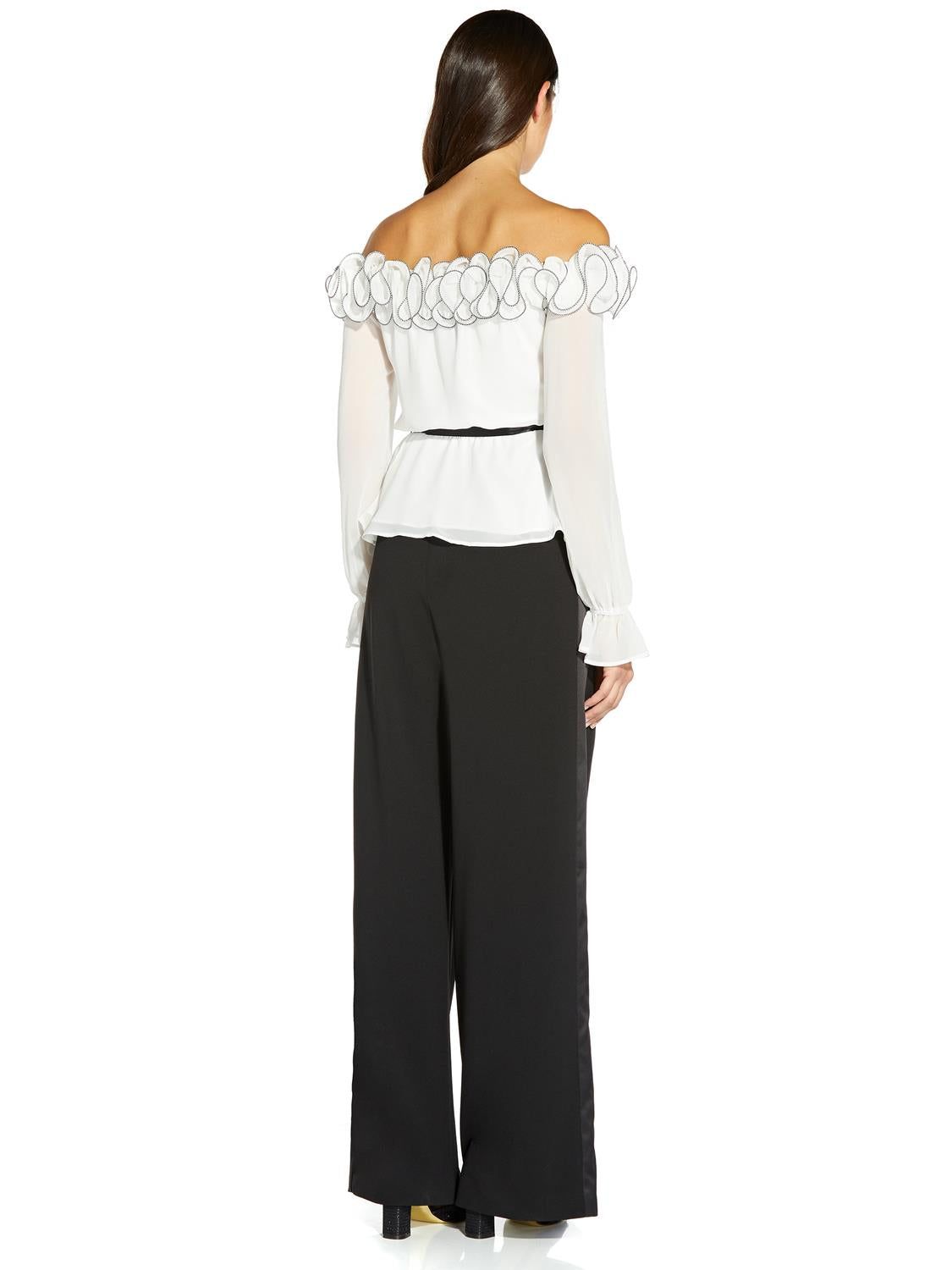 Off Shoulder Ruffle Top sold by Lord & Taylor product image thumbnail 3