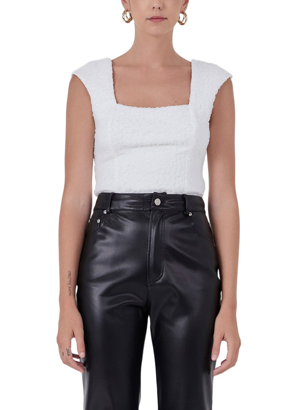 Textured Tulle Top sold by Lord & Taylor product image thumbnail 6