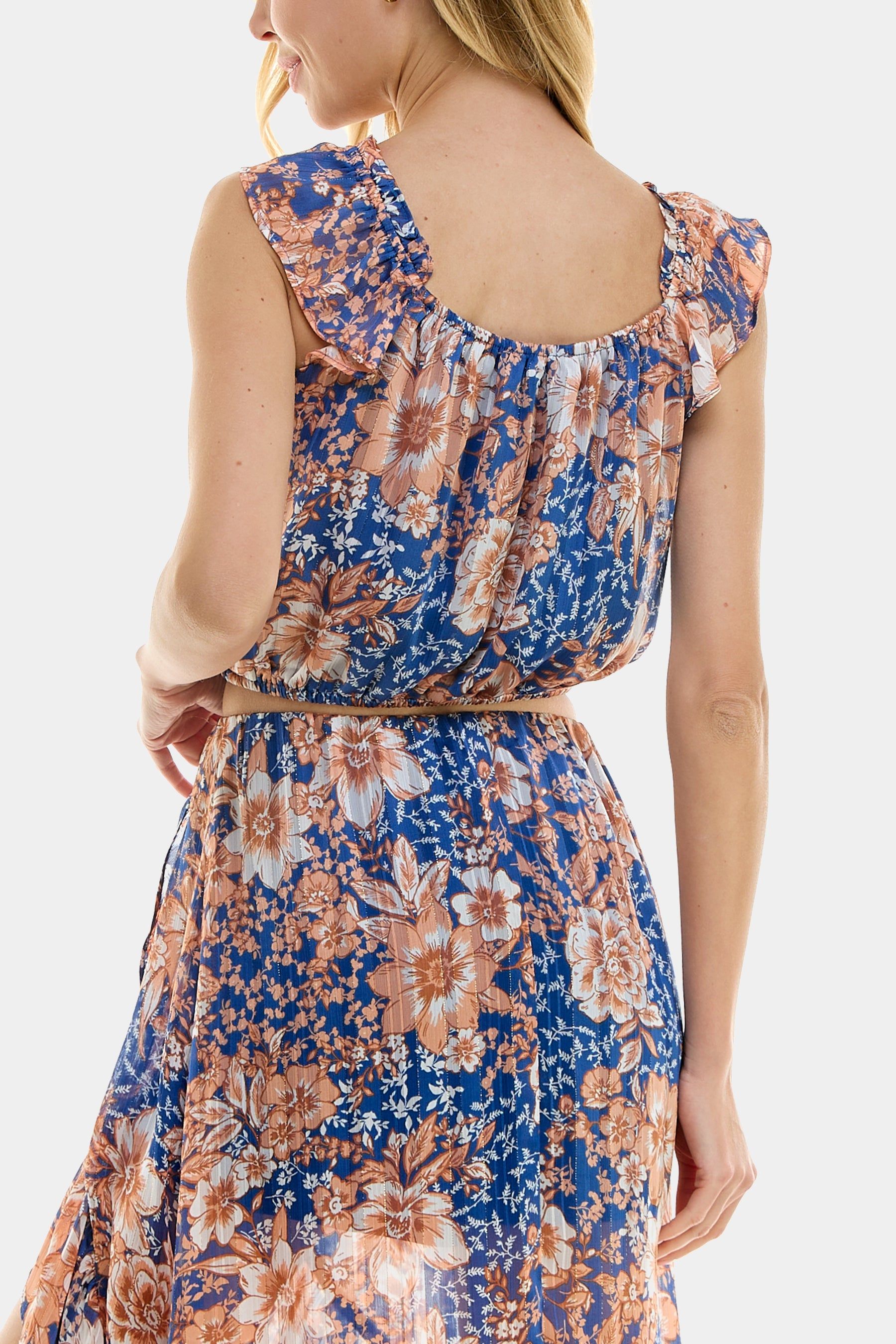 Ruffle Sleeve Surplice Top sold by Lord & Taylor product image thumbnail 2