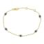 14K Gold Sapphire & Diamond Evil Eye Bracelet sold by Lord & Taylor product image thumbnail 4