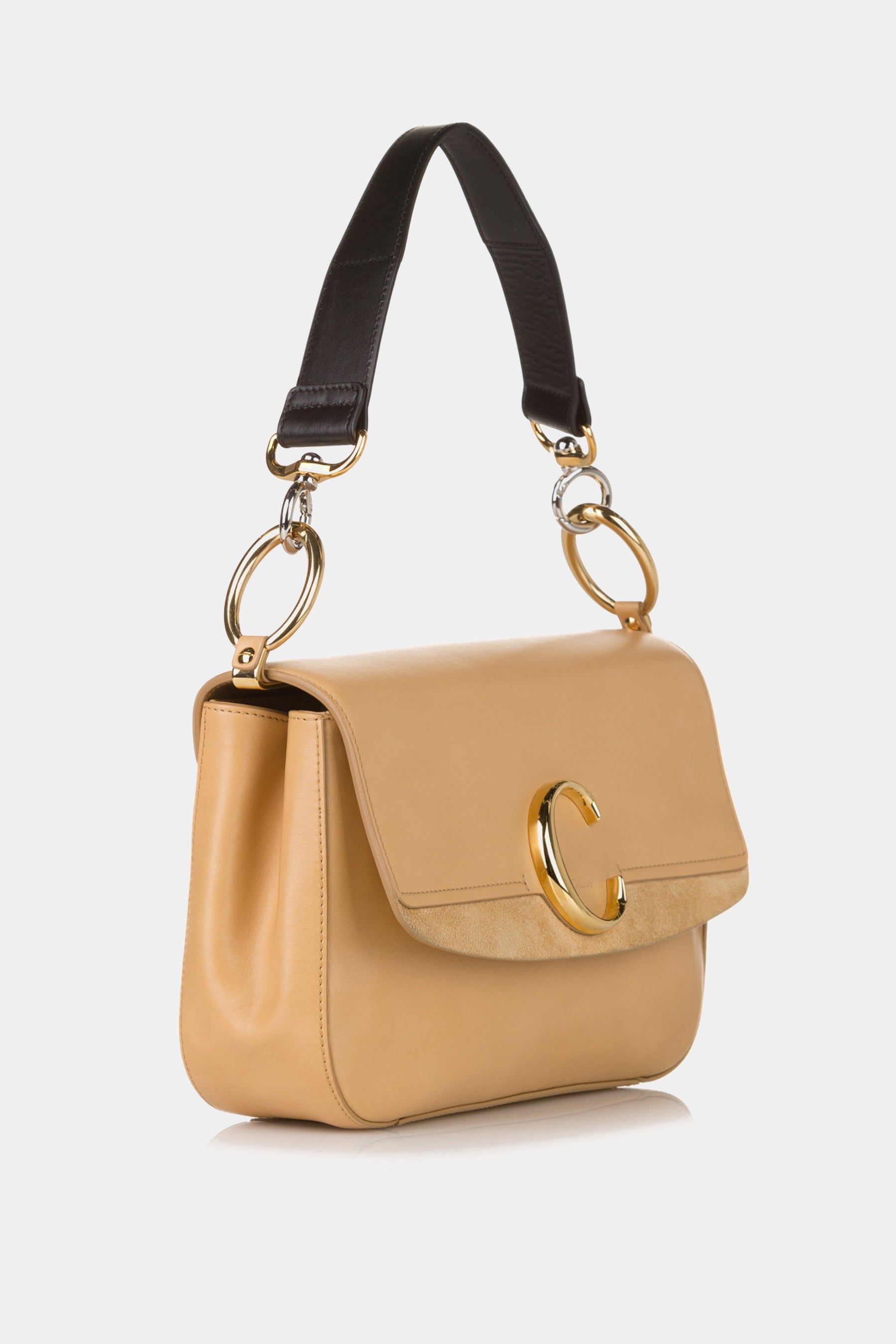C Leather Shoulder Bag sold by Lord & Taylor product image thumbnail 4