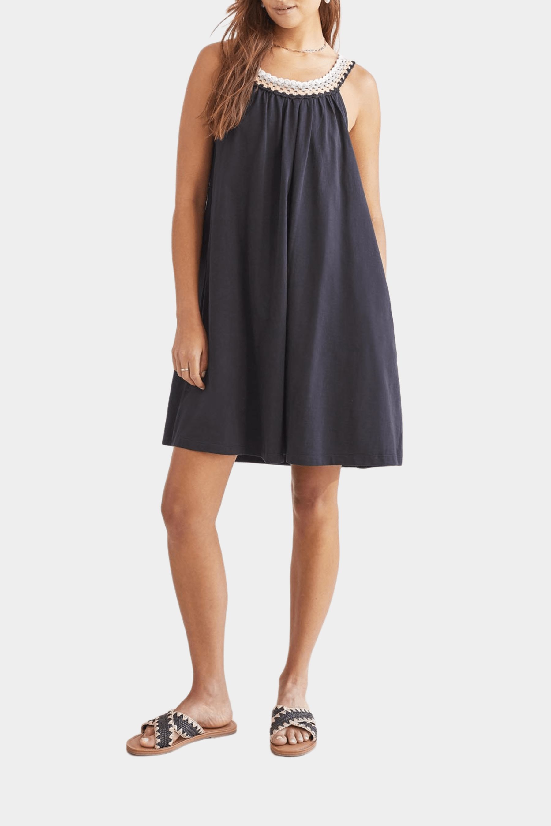 Crochet Detail Knit Dress sold by Lord & Taylor