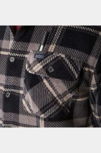 Sherpa-Lined Plaid Fleece Shirt Jacket sold by Lord & Taylor