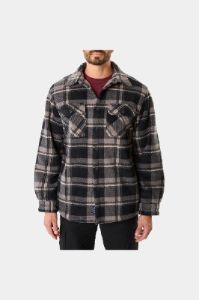 Sherpa-Lined Plaid Fleece Shirt Jacket sold by Lord & Taylor