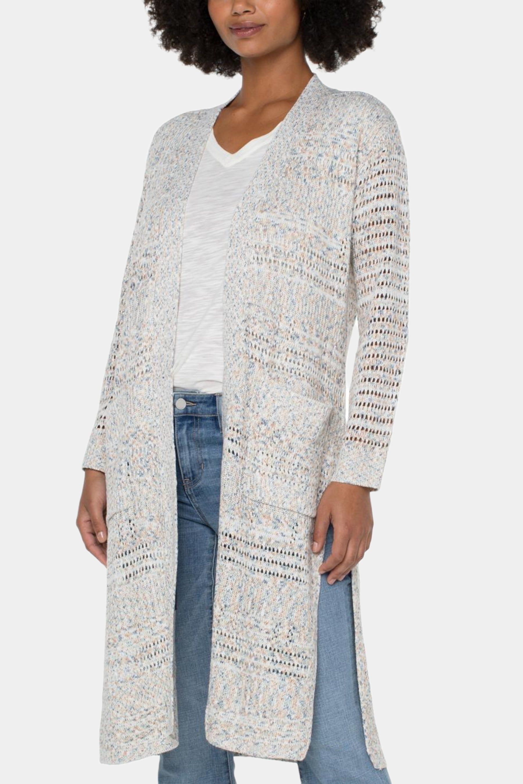 Long Line Cardigan sold by Lord & Taylor product image thumbnail 4
