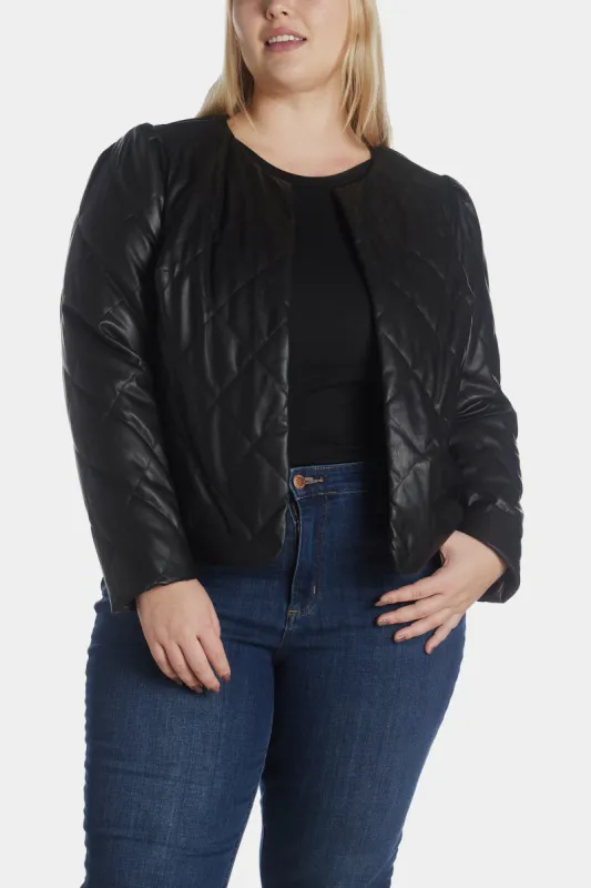 Quilted Puff Sleeve Jacket made by Vince Camuto