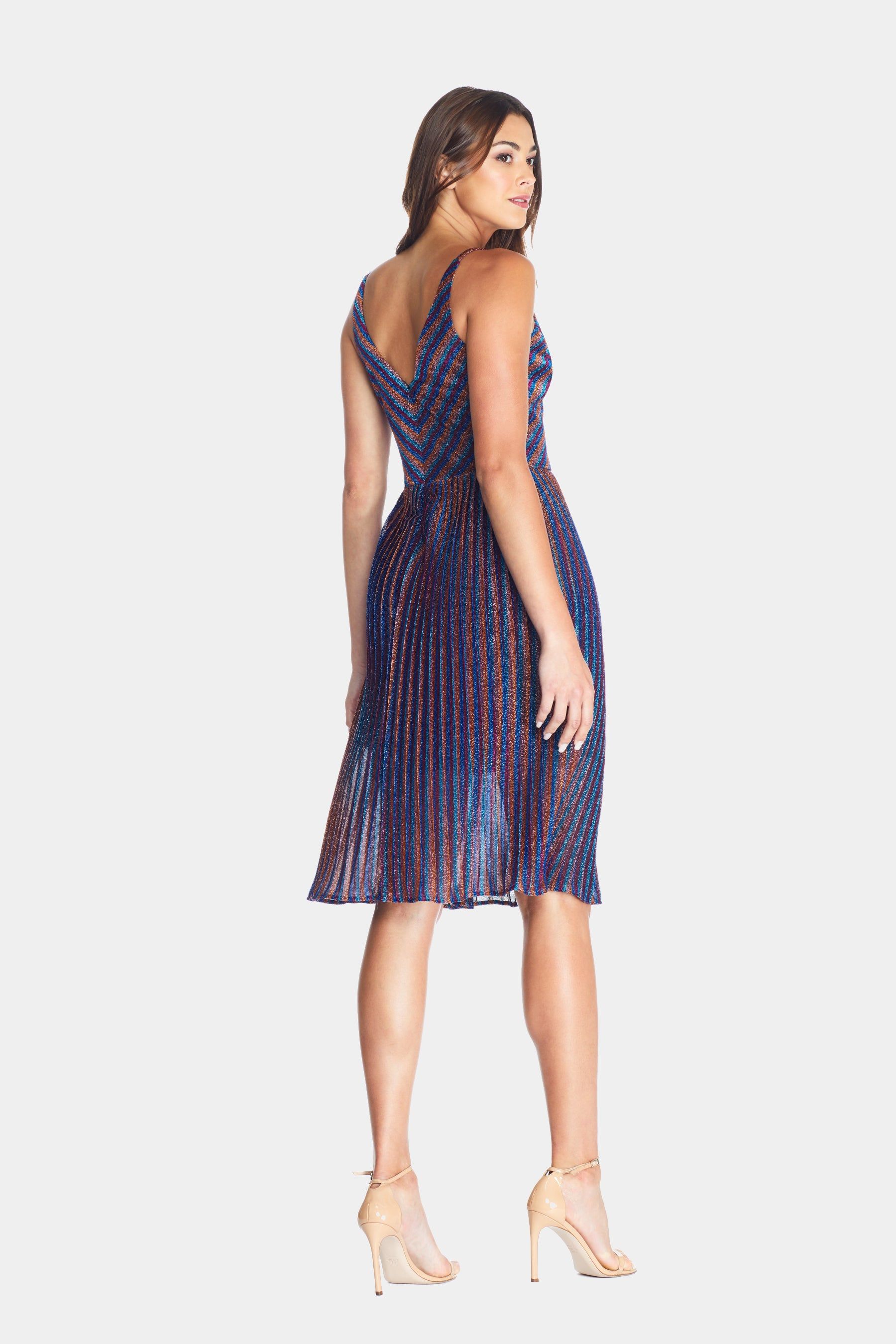 Haley Pleated Midi Dress sold by Lord & Taylor product image thumbnail 3