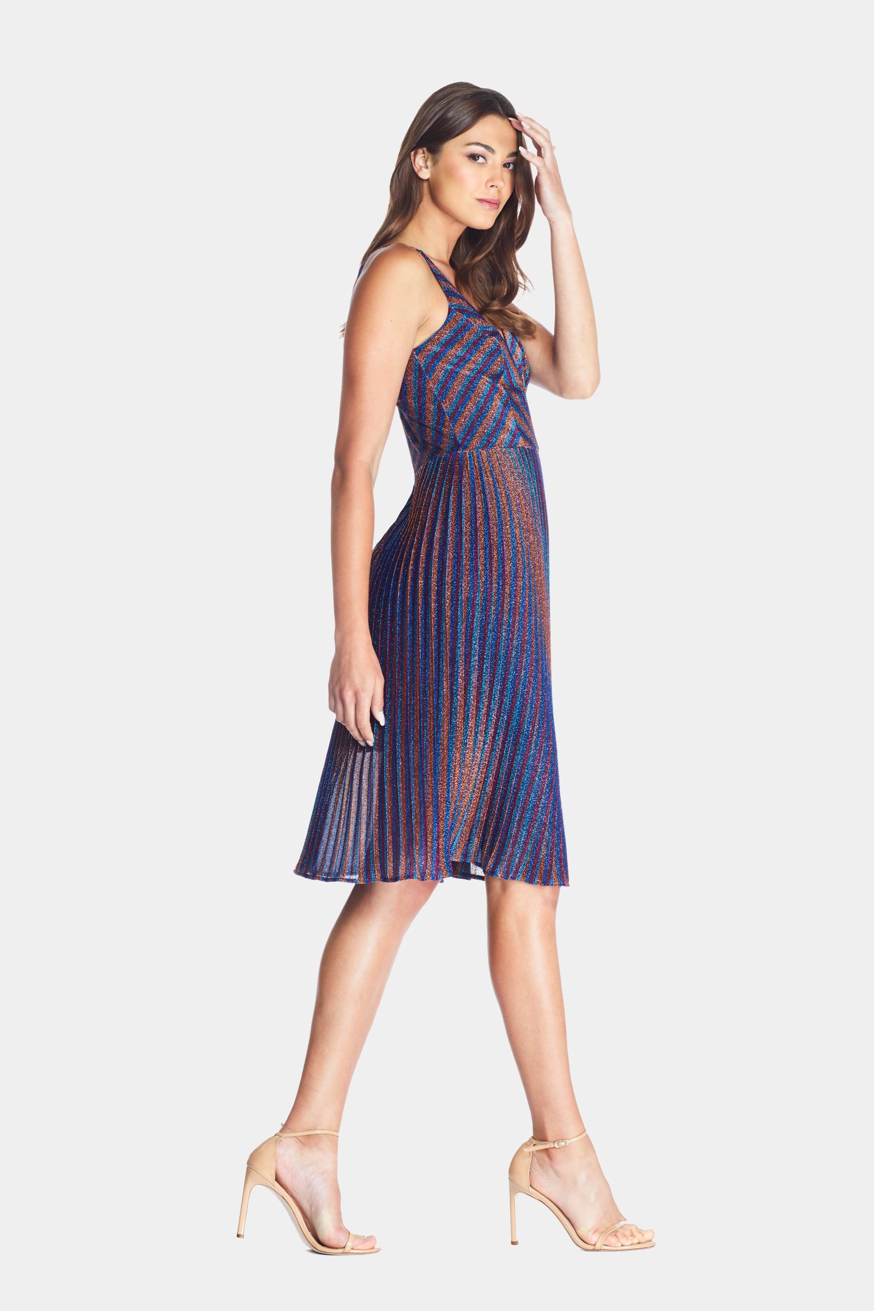 Haley Pleated Midi Dress sold by Lord & Taylor product image thumbnail 2
