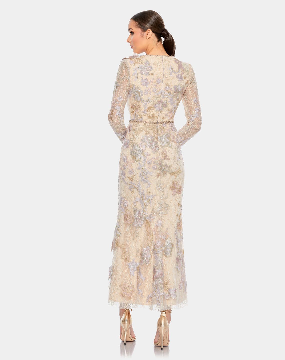 Embellished High Neck Long Sleeve Dress sold by Lord & Taylor product image thumbnail 3