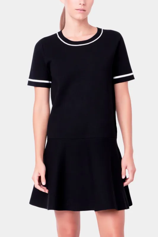 Knit Contrast Mini Dress sold by Lord & Taylor