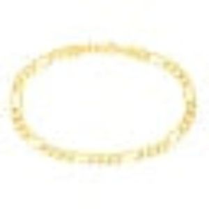 14K Gold Concave Figaro Chain Bracelet sold by Lord & Taylor