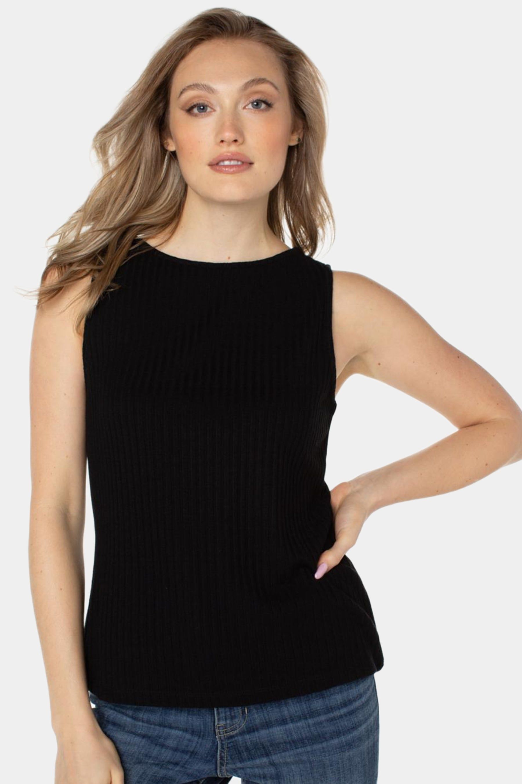 Boat Neck Rib Knit Top sold by Lord & Taylor product image thumbnail 6