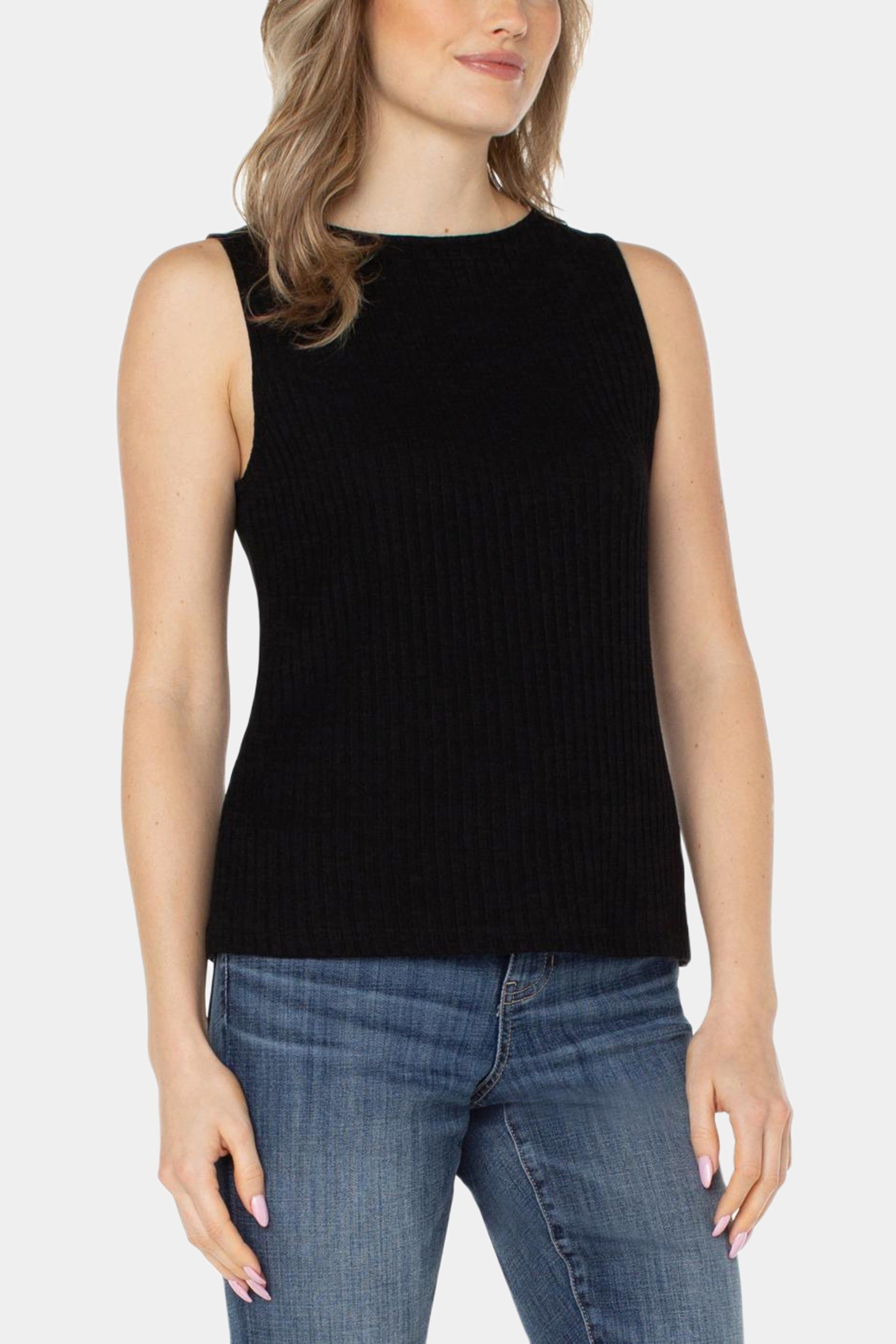 Boat Neck Rib Knit Top sold by Lord & Taylor product image thumbnail 7