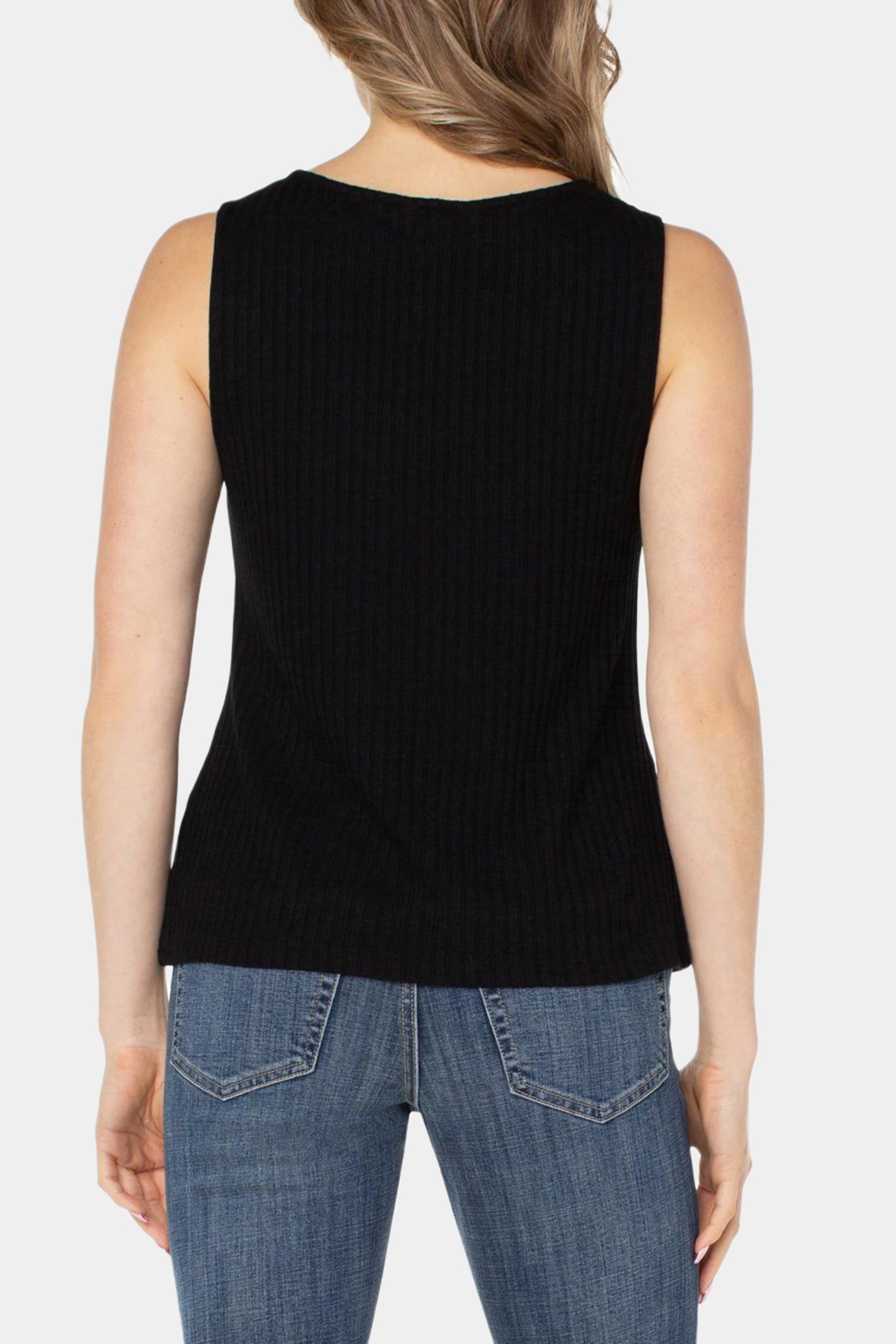 Boat Neck Rib Knit Top sold by Lord & Taylor product image thumbnail 2