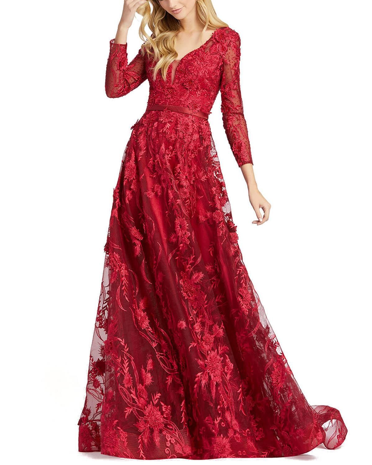 Long Sleeve Gown sold by Lord & Taylor product image thumbnail 5