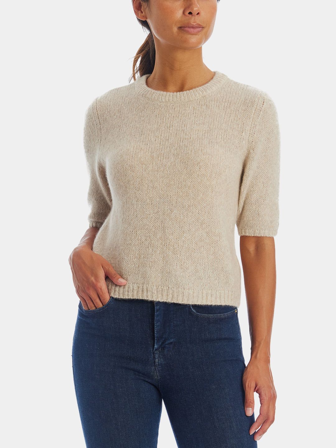 Brenda Cashmere Short Sleeve Sweater sold by Lord & Taylor product image thumbnail 5