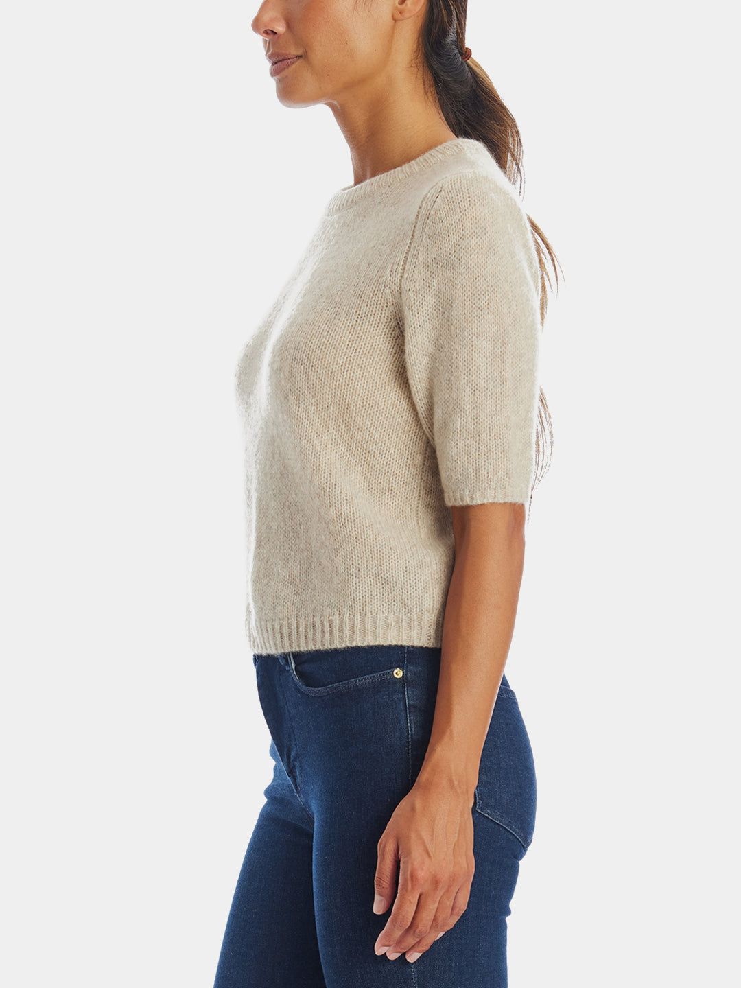 Brenda Cashmere Short Sleeve Sweater sold by Lord & Taylor product image thumbnail 2