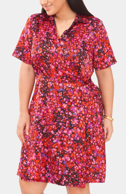 Collared Wrap Dress sold by Lord & Taylor