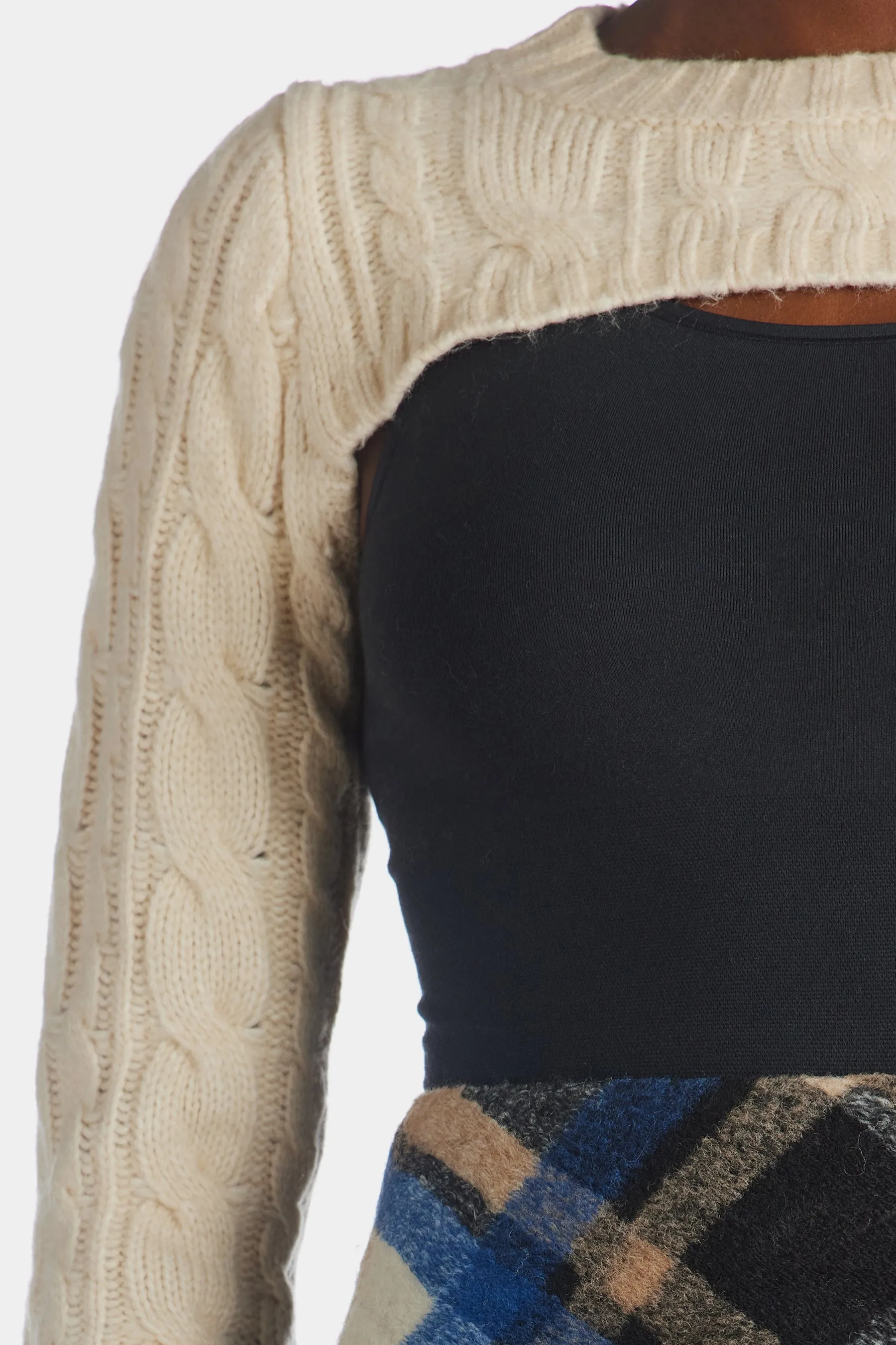 Cable Shrug sold by Lord & Taylor product image thumbnail 3