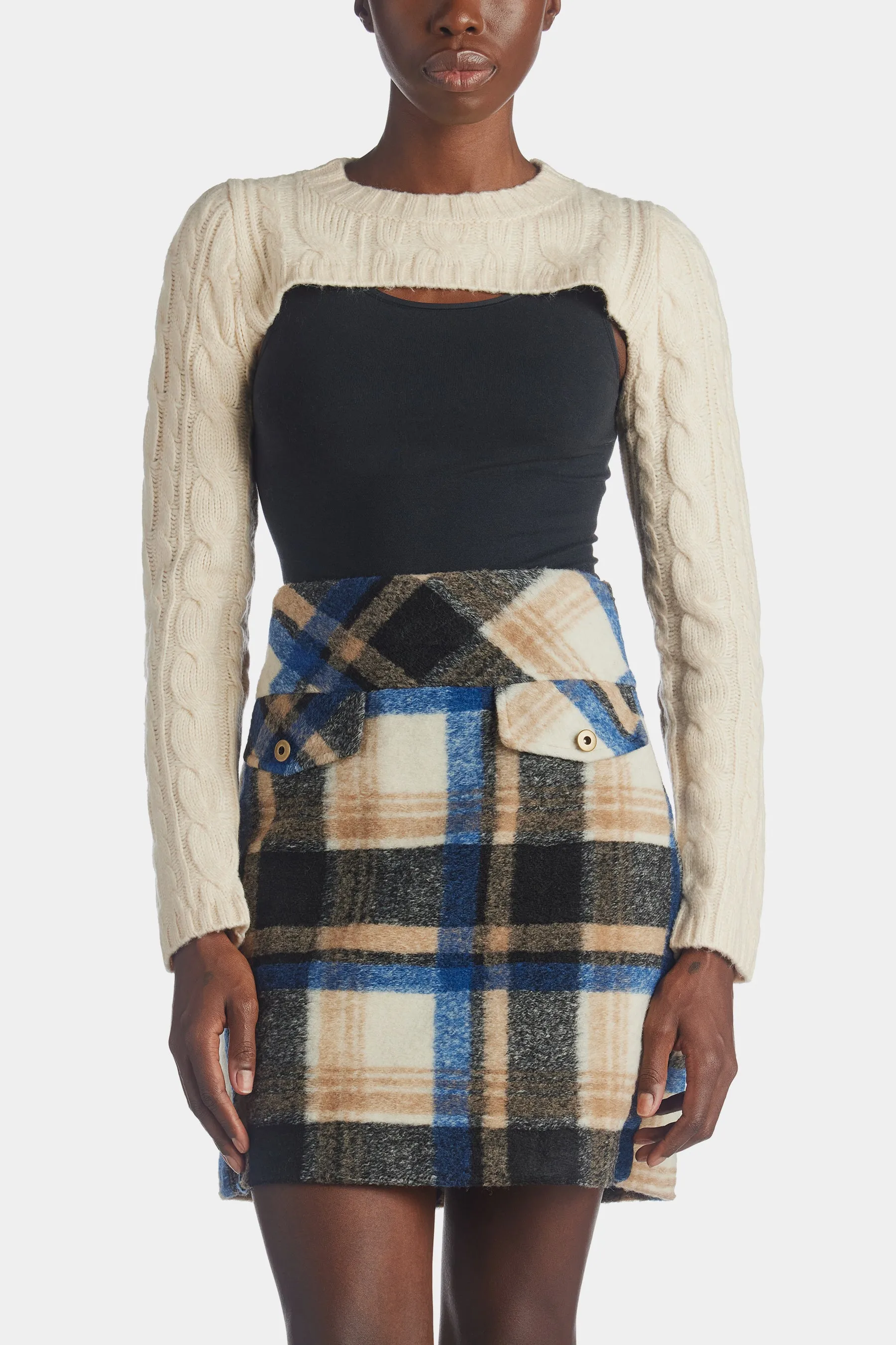 Cable Shrug sold by Lord & Taylor