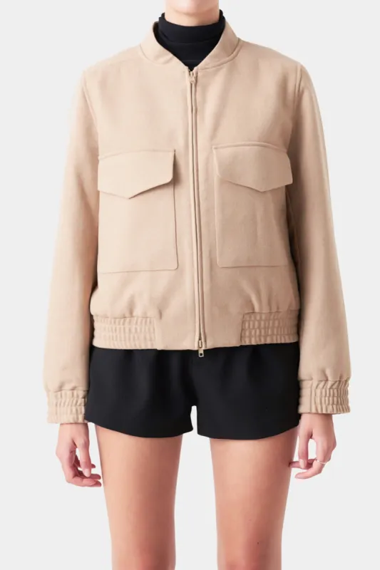 Varsity Bomber Jacket sold by Lord & Taylor