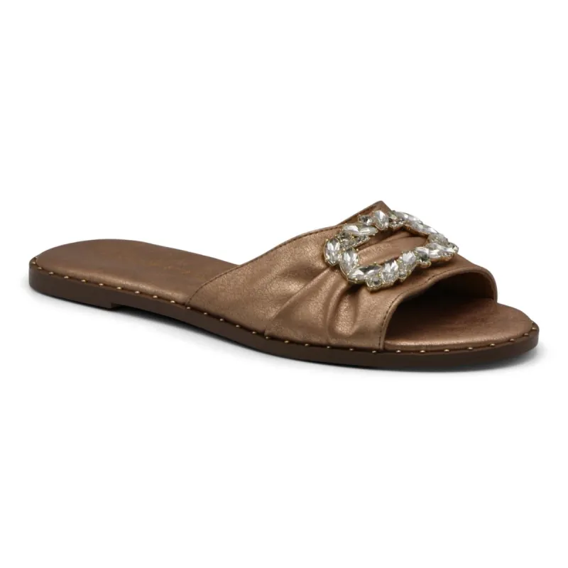 Falace Jeweled Slide Sandal sold by Lord & Taylor