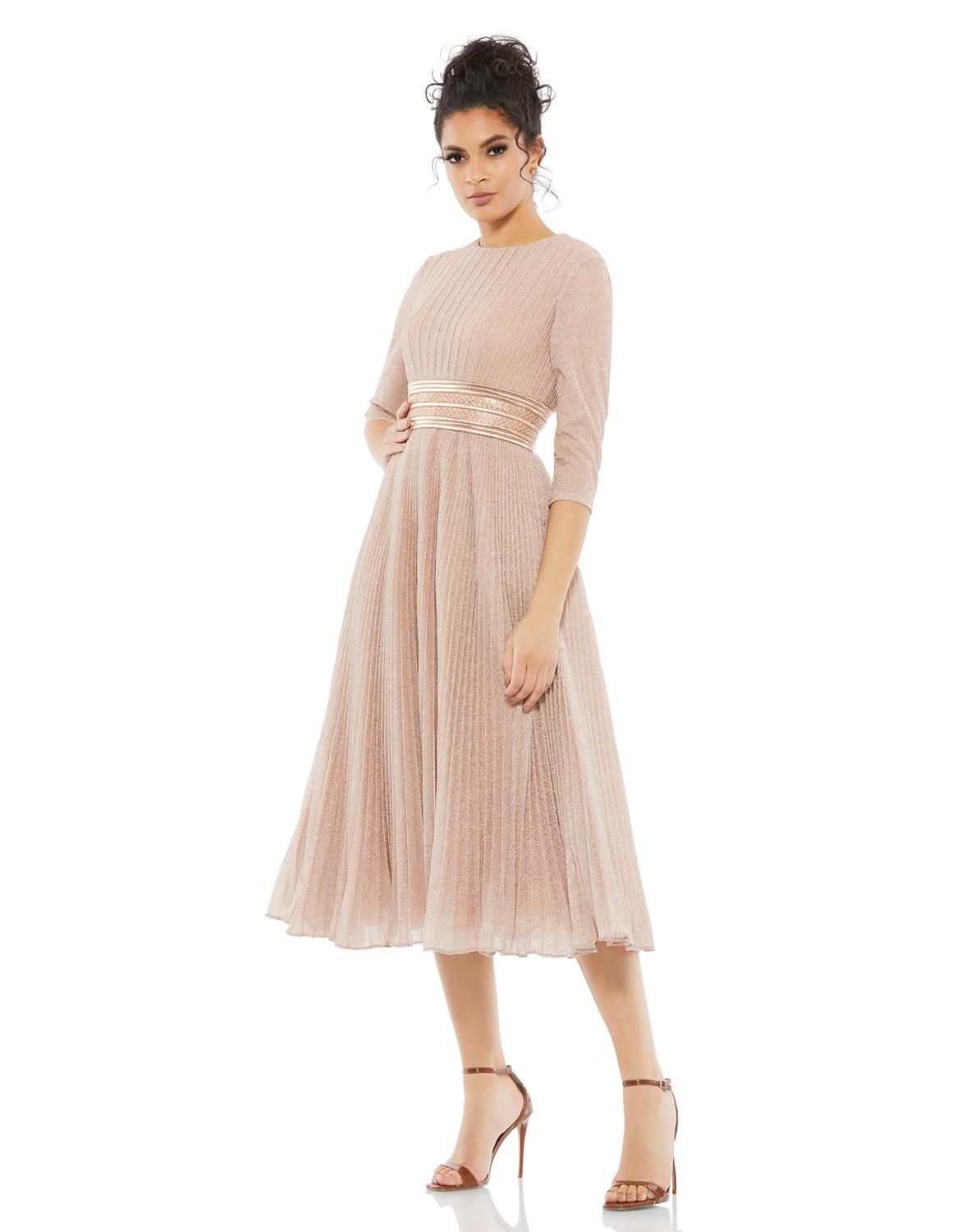 Pleated Midi Dress sold by Lord & Taylor product image thumbnail 5