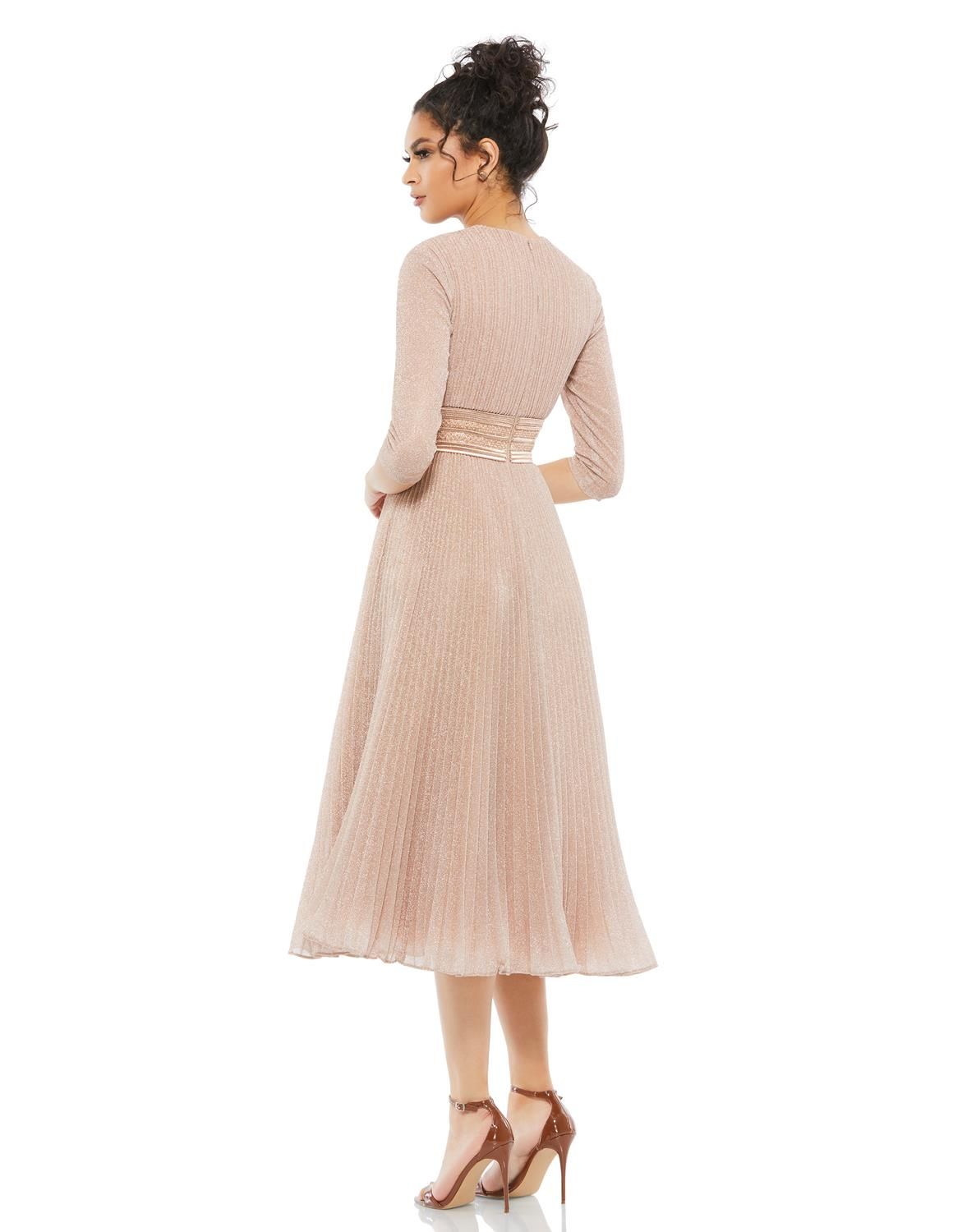 Pleated Midi Dress sold by Lord & Taylor product image thumbnail 2