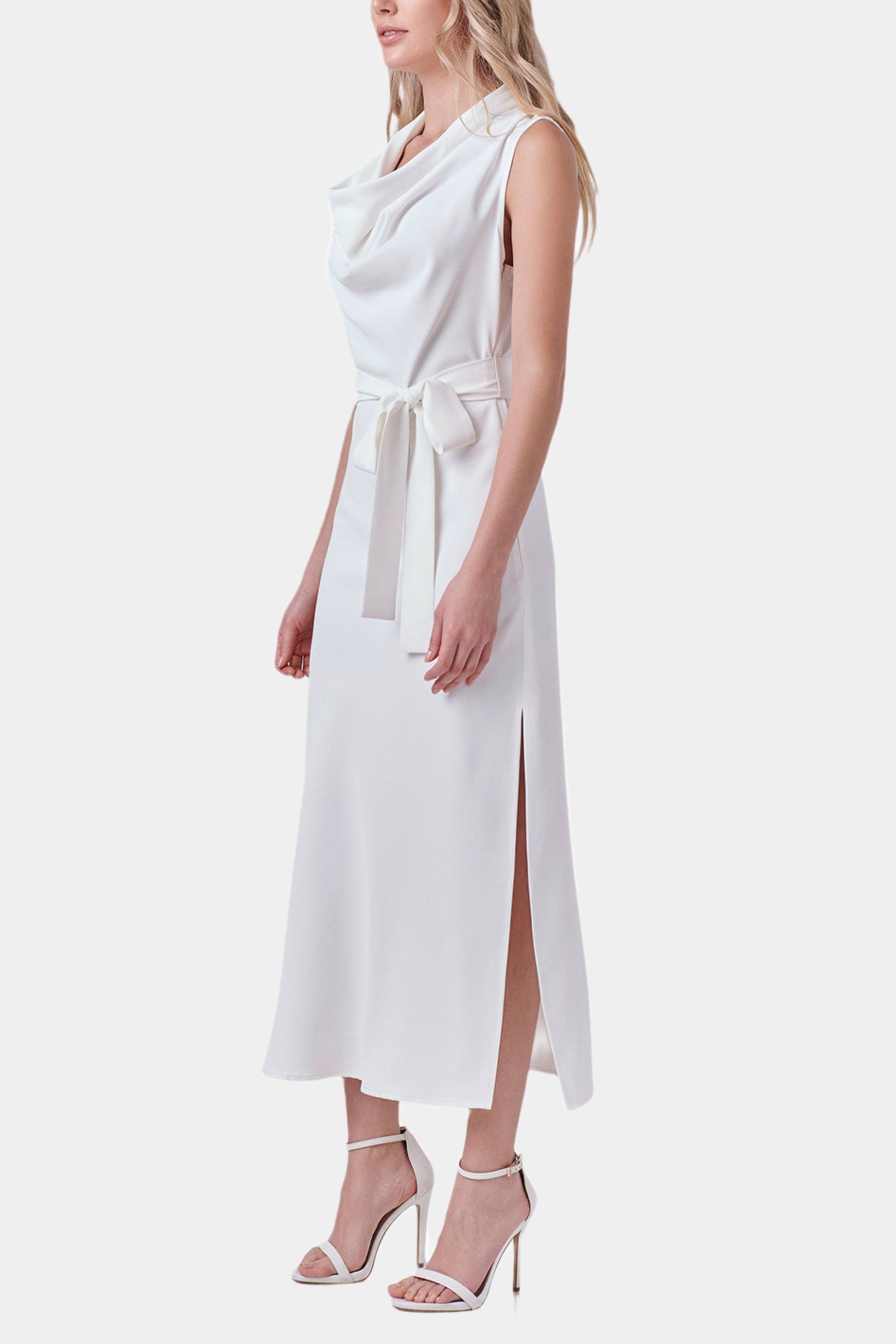 Flowy Neckline Long Dress sold by Lord & Taylor product image thumbnail 3