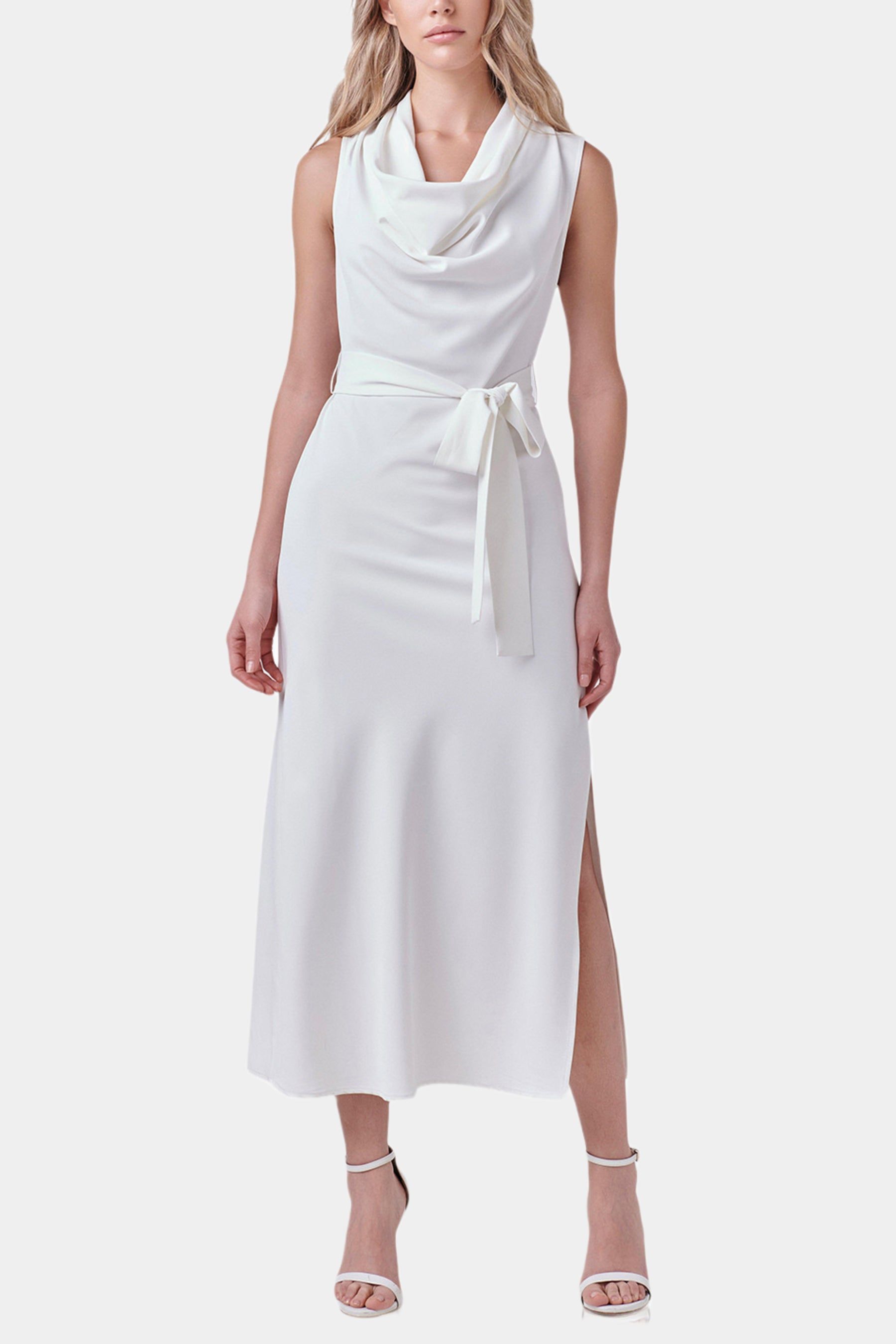 Flowy Neckline Long Dress sold by Lord & Taylor