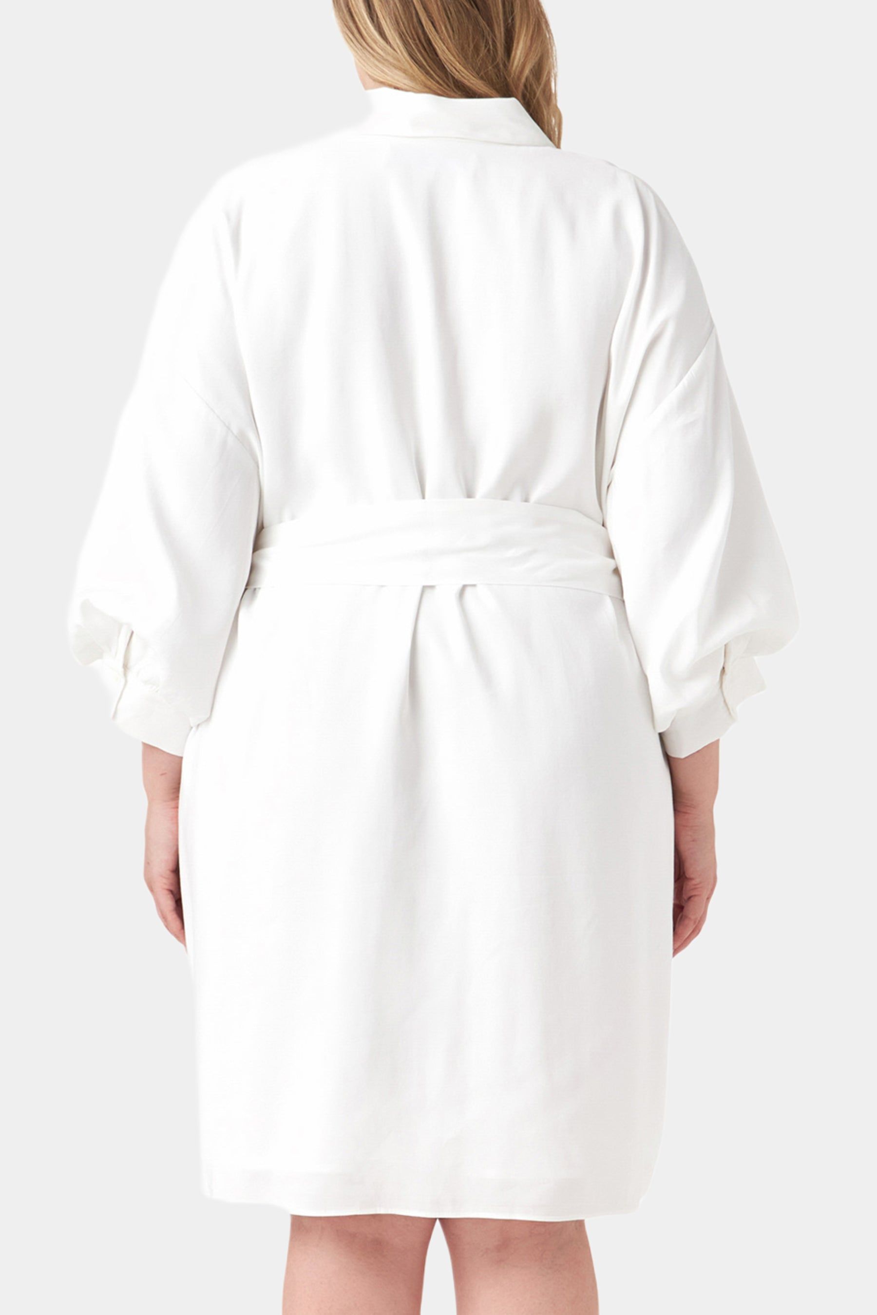 Blouson Sleeve Belted Shirt Dress sold by Lord & Taylor product image thumbnail 4