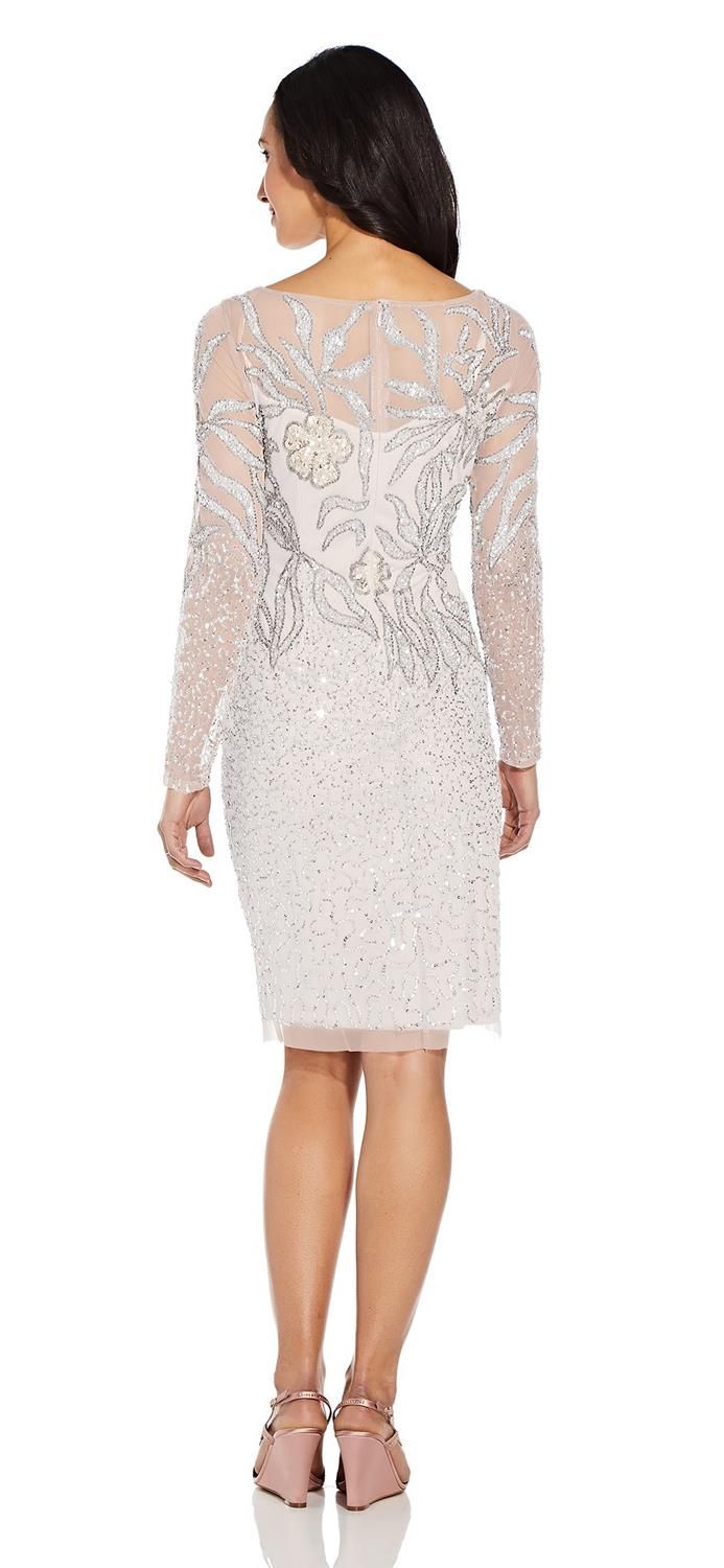 Long Sleeve Beaded Cocktail sold by Lord & Taylor product image thumbnail 2