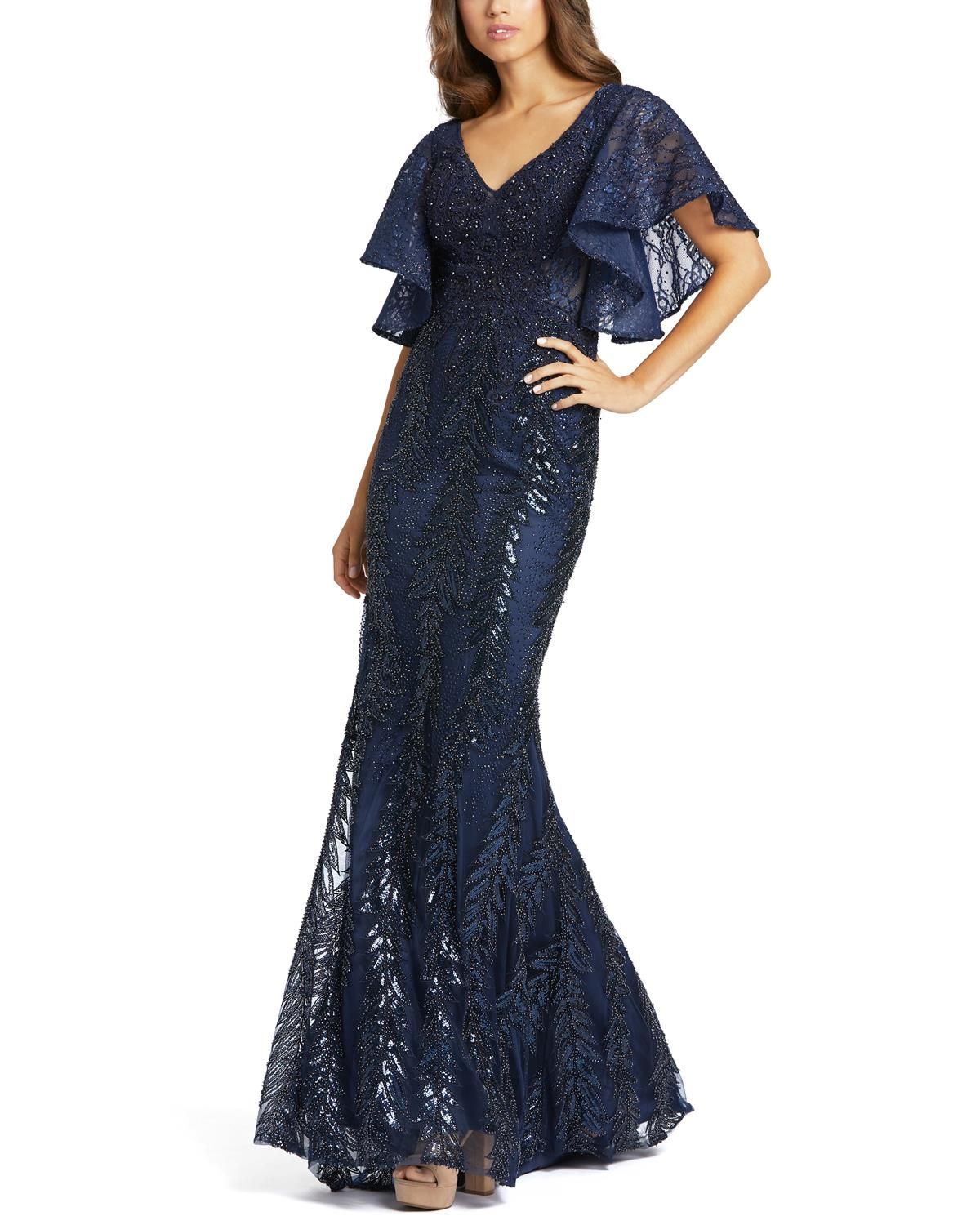 Flutter Sleeve Gown sold by Lord & Taylor product image thumbnail 5
