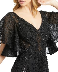 Flutter Sleeve Gown sold by Lord & Taylor
