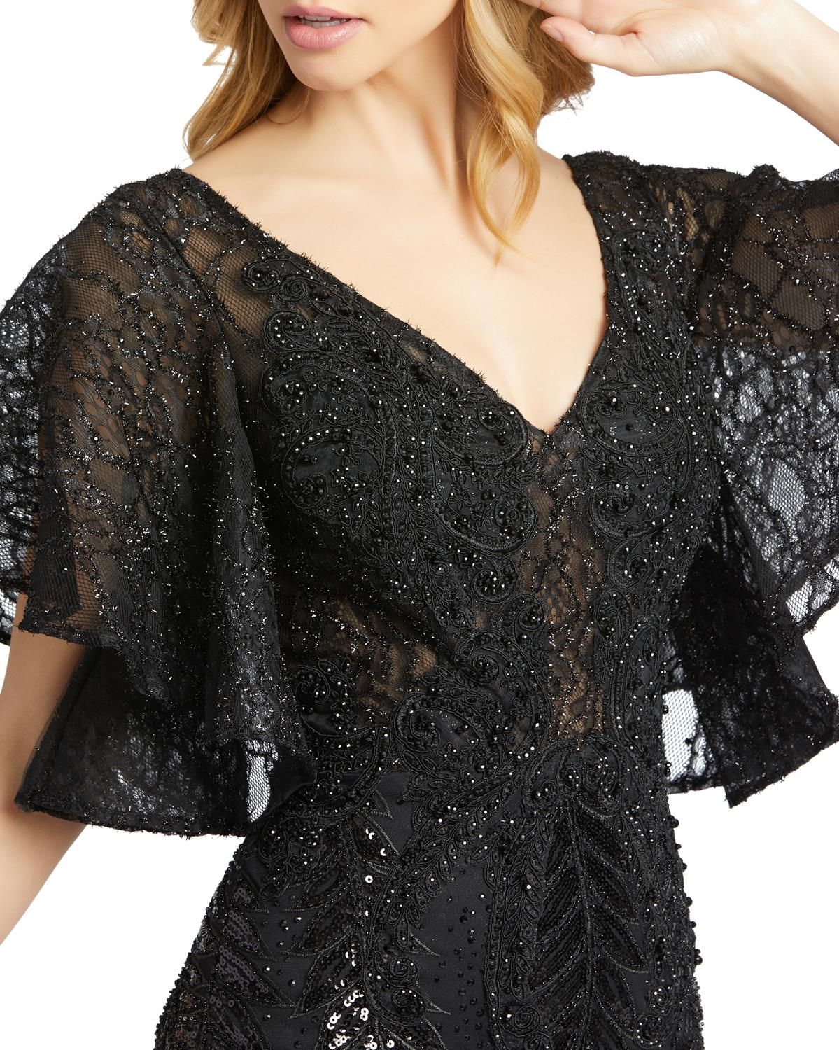 Flutter Sleeve Gown sold by Lord & Taylor product image thumbnail 2